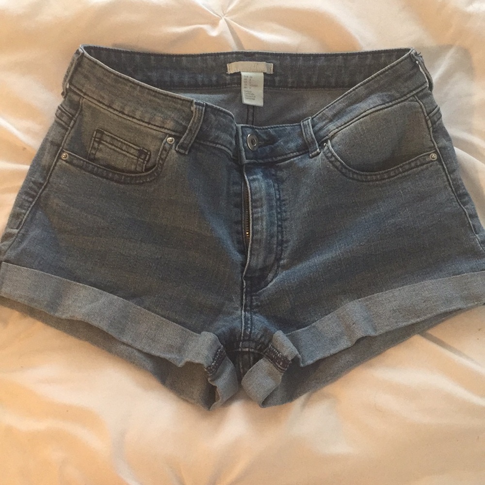 Denim shorts